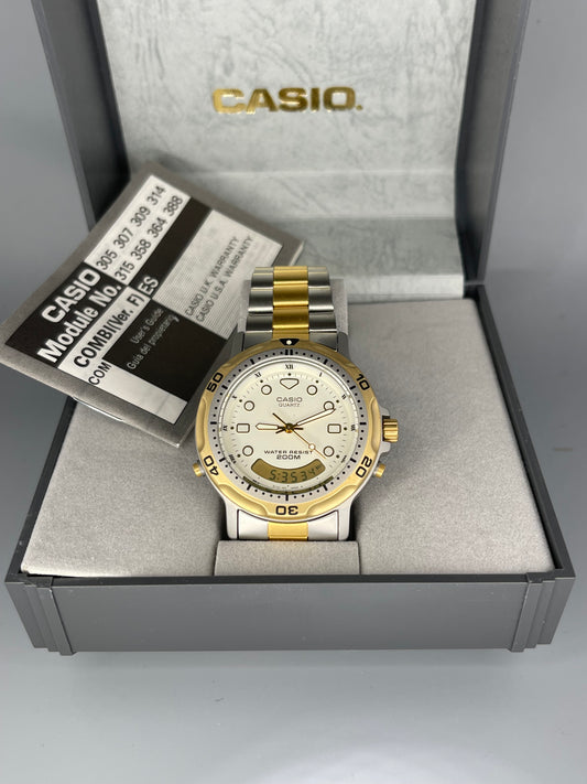 1990 Casio Oceanus Divers watch, AD-702 new old stock