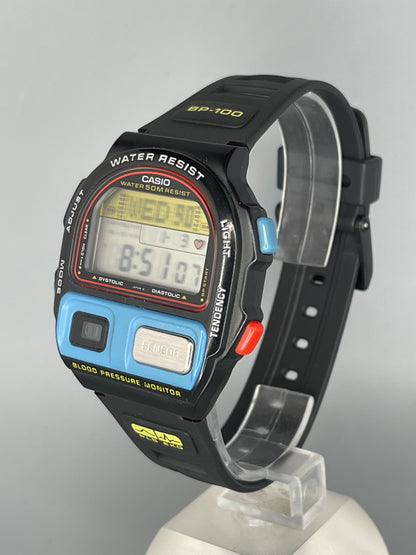 1990 Casio BP-100 Blue front rare. new old stock