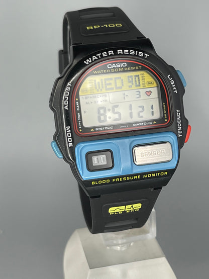 1990 Casio BP-100 Blue front rare. new old stock