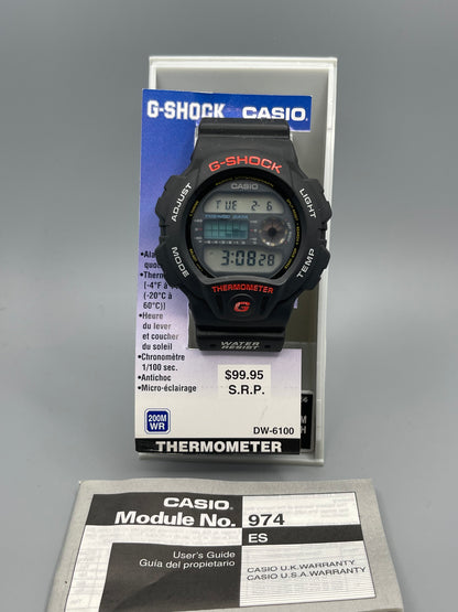 1990 Casio G-Shock DW-6100 new in box