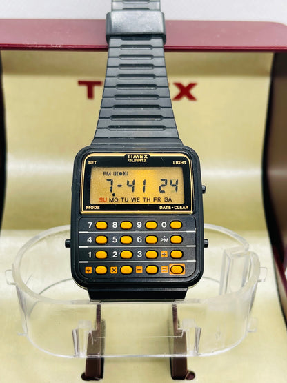 1984 Timex Calculator watch unused, boxed