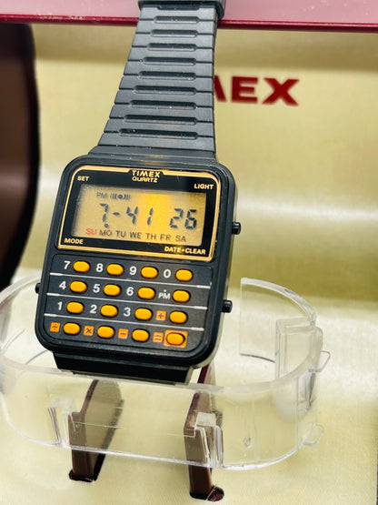 1984 Timex Calculator watch unused, boxed