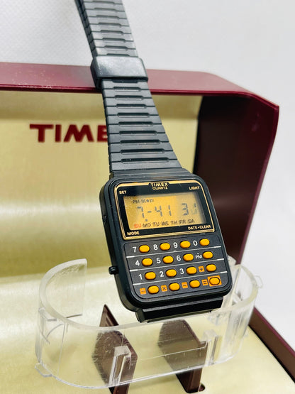 1984 Timex Calculator watch unused, boxed