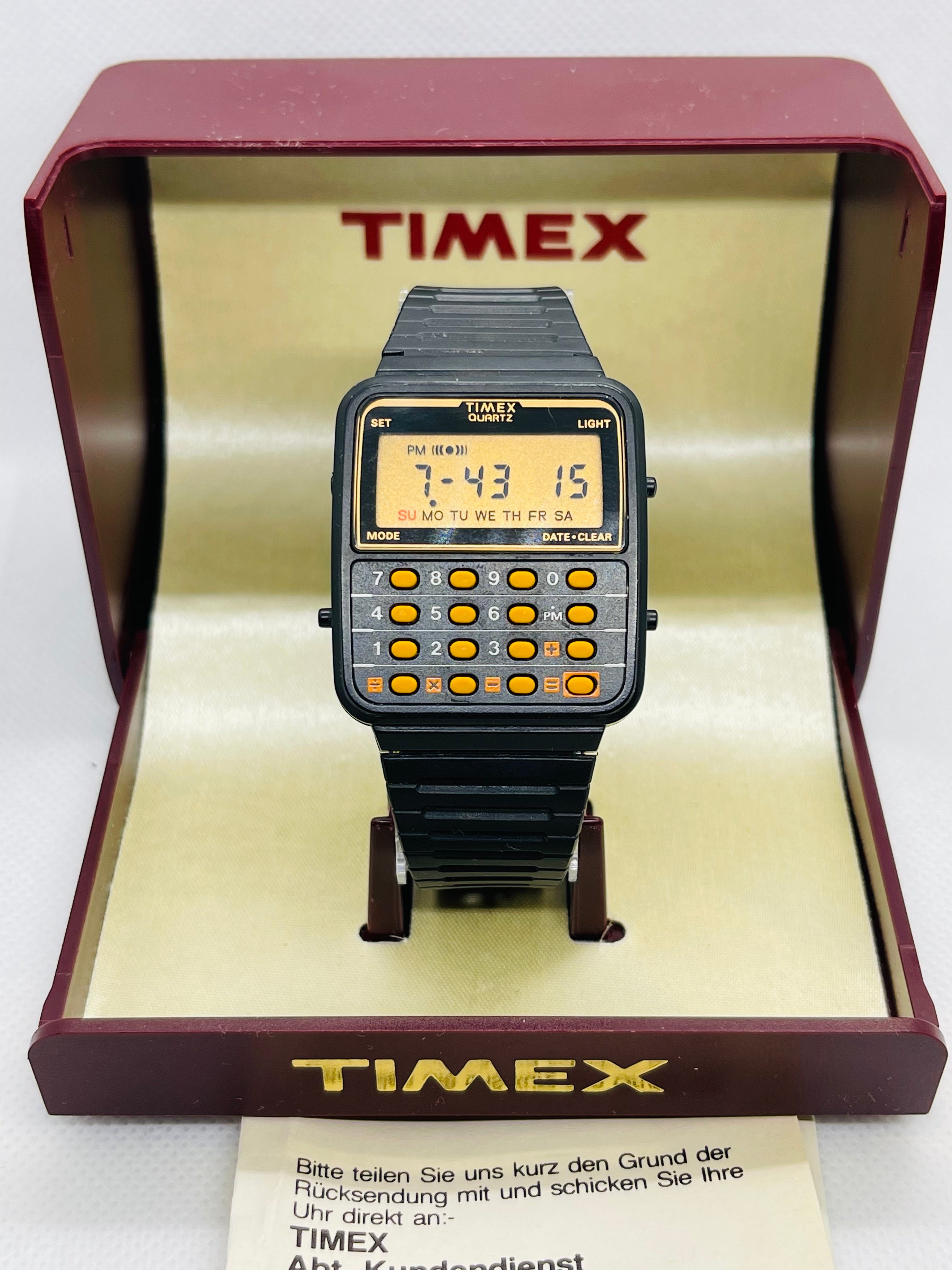 Timex discount calculator watch