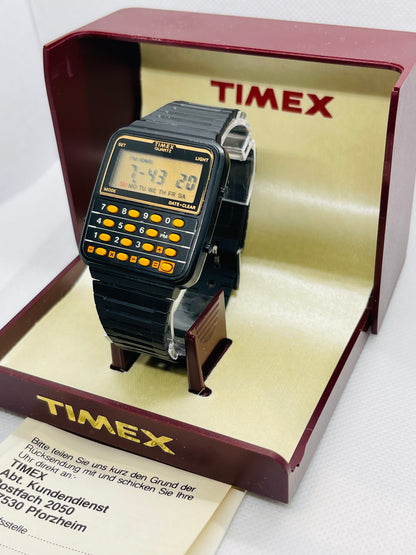 1984 Timex Calculator watch unused, boxed